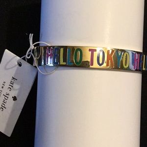 Kate Spade “Hello Tokyo” Bangle bracelet, gold